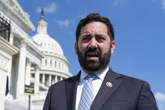 UNITED STATES - SEPTEMBER 12: Rep. Mike Lawler, R-N.Y., walks down the House steps after the final vote of the week in the Capitol on Thursday, September 12, 2024. (Bill Clark/CQ Roll Call via AP Images) UNITED STATES - SEPTEMBER 12: Rep. Mike Lawler, R-N.Y., walks down the House steps after the final vote of the week in the Capitol on Thursday, September 12, 2024. (Bill Clark/CQ Roll Call via AP Images)