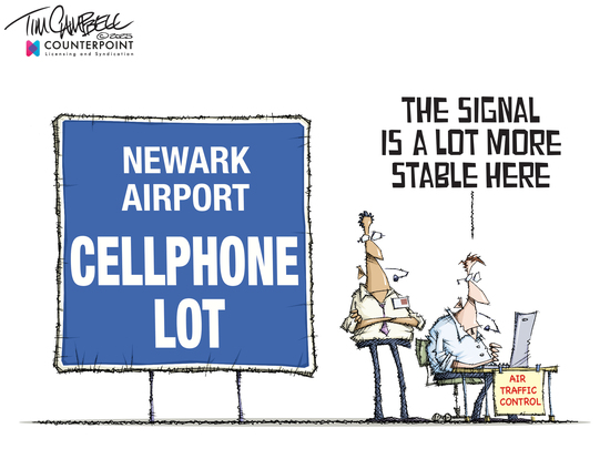 Cartoon by Tim Campbell Cartoon by Tim Campbell