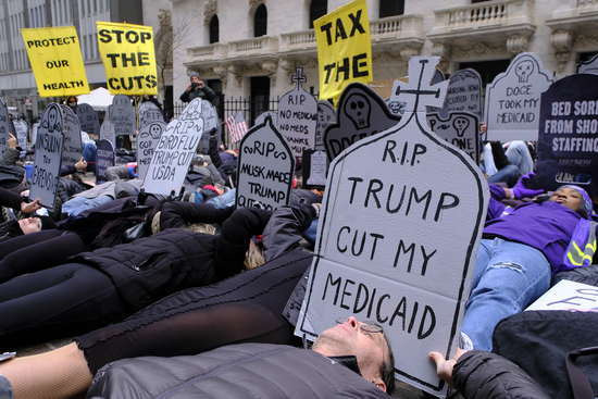 New York City,NY:March 15th 2025- Thousands of of protestors marched to demand the President Trump stop the cuts to federal funding on March 15th 2025 Credit: Katie Godowski / MediaPunch /IPX New York City,NY:March 15th 2025- Thousands of of protestors marched to demand the President Trump stop the cuts to federal funding on March 15th 2025 Credit: Katie Godowski / MediaPunch /IPX