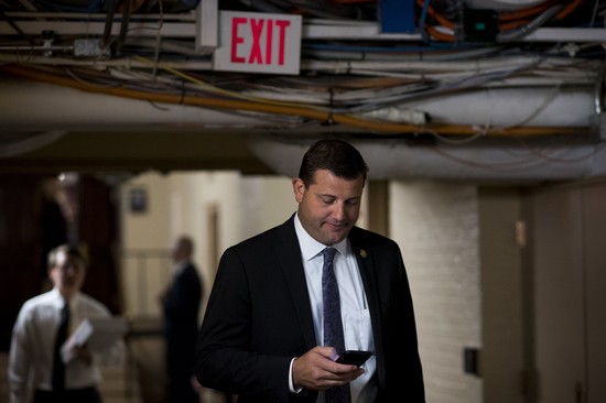 UNITED STATES - SEPTEMBER 27: Rep. David Valadao, R-Calif., leaves the House Republican Conference meeting in the Capitol on Tuesday, Sept. 27, 2016. (Photo By Bill Clark/CQ Roll Call) (CQ Roll Call via AP Images) UNITED STATES - SEPTEMBER 27: Rep. David Valadao, R-Calif., leaves the House Republican Conference meeting in the Capitol on Tuesday, Sept. 27, 2016. (Photo By Bill Clark/CQ Roll Call) (CQ Roll Call via AP Images)
