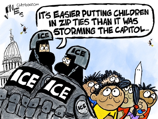 Cartoon by Clay Jones Cartoon by Clay Jones