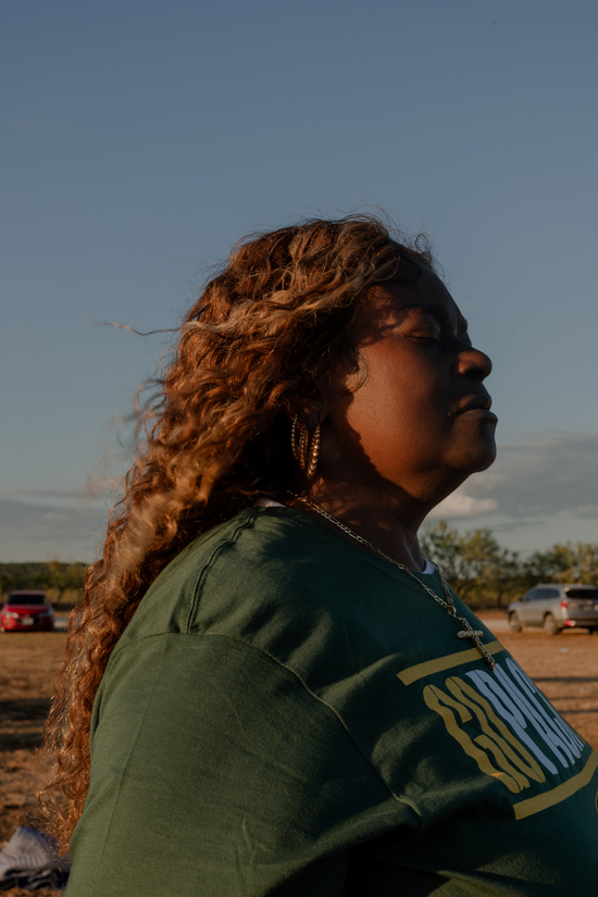 LaTanya Walker during a flag football game, Sunday, Oct. 5, 2025, in San Antonio. LaTanya advocated for her niece, Tierra La’Nesa, when she was suffering during her last pregnancy. Walker had chronic medical conditions and her condition deteriorated with blood clots and severe hypertension during her pregnancy, but according to her family, despite repeatedly asking to terminate, she was told she couldn’t...(Lexi Parra for ProPublica)