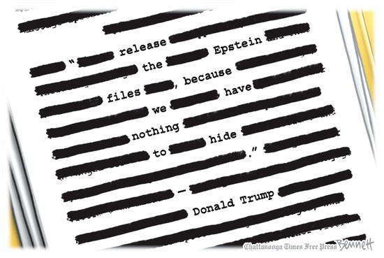 Cartoon by Clay Bennett