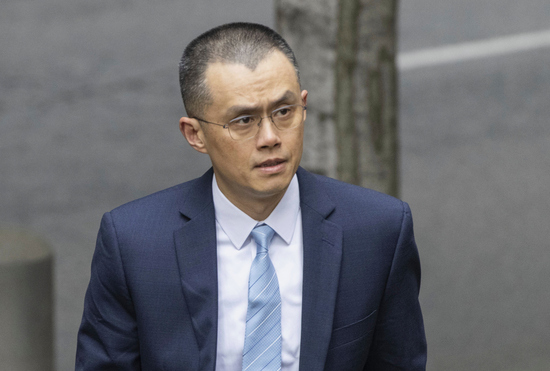 Changpeng Zhao, the founder of Binance, the world's largest cryptocurrency exchange, enters the Federal Courthouse in Seattle, April 30, 2024. (Ellen M. Banner/The Seattle Times via AP)