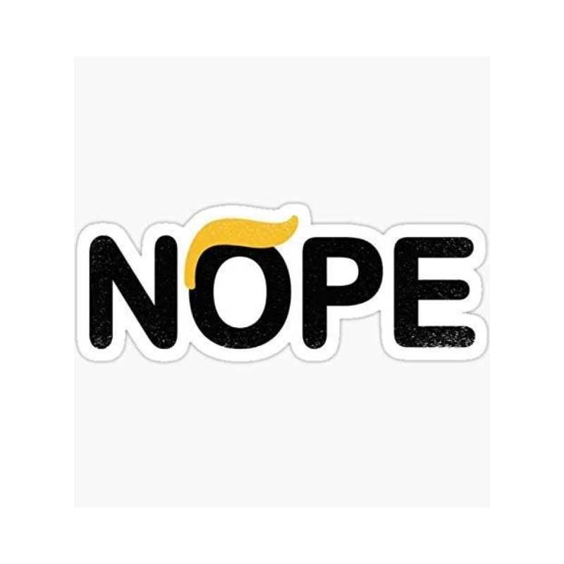 Nope Trump Sticker
