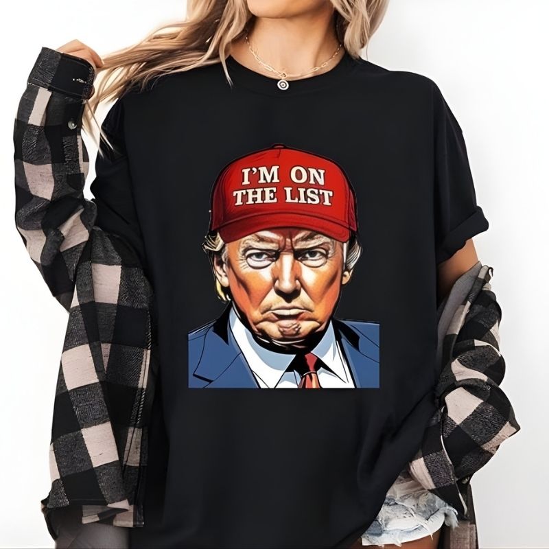 On the List DJT Epstein Tshirt Female